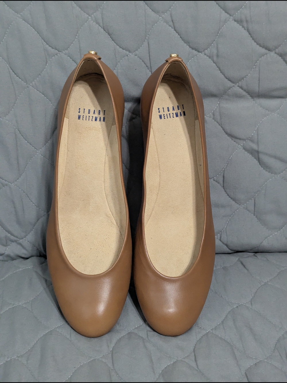 Stuart Weitzman Nadine Leather Wedge
